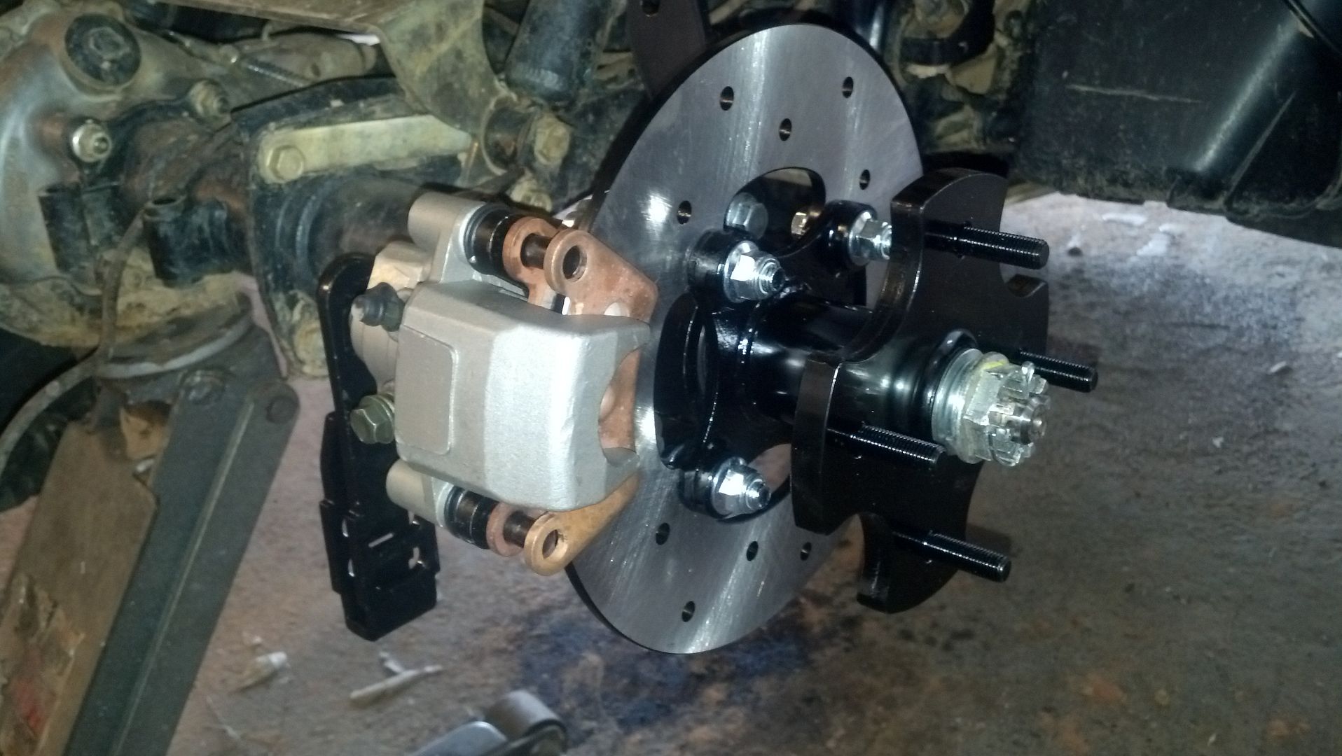 SuperATV's Rear Disc Conversion Honda Foreman Forums Rubicon